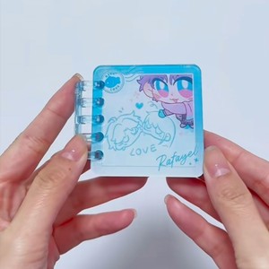 Acrylic Loose Leaf Notebook Custom Digital Printing Multifunction Personal Gift <b>Notepad</b> - Product Image 2