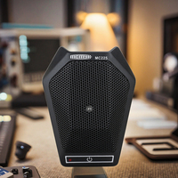 Microphone de conférence professionnel omnidirectionnel à condensateur, alimentation fantôme 48V, pour salle de réunion et audio de bureau