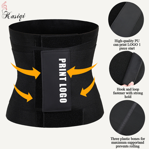 Phụ Nữ Đàn Hồi Belly Shaper Eo Huấn Luyện Viên Ba Đai Đôi Băng Tummy Trimmer Belt Bọc Belly Binding Giảm Béo Eo <span class=keywords><strong>Neoprene</strong></span> - Product Image 2