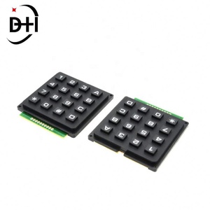 Teclado de Membrana con Matriz de Interruptores 3x4 4x4, Módulo de Teclado de Plástico ABS, 4x4 3x4, 12 16 Teclas - Product Image 2