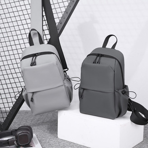 Sac à dos unisexe antivol en nylon souple, grande capacité, imperméable, pour ordinateur portable et basketball, sac de voyage pour homme - Product Image 6