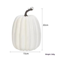 Grande citrouille blanche à bulles, modèle DIY à peindre soi-même, décoration intérieure pour Halloween et Noël
