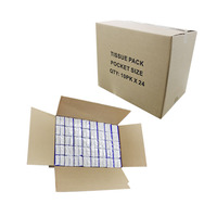 Mouchoir personnalisé promotionnel papier de poche pour le visage jetable doux et sensible Mini paquet mouchoir de poche
