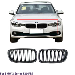Calandre avant en fibre de carbone style CS pour BMW Série 3 F30/M3 F80 berline 2013-2019 - Product Image 1