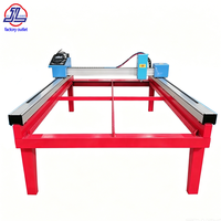 Machine de découpe plasma CNC portable à double rail, facile à transporter, découpeuse plasma multifonctionnelle pour métal 1530, épaisseur de coupe maximale 16 mm