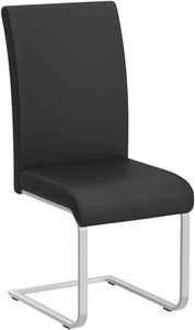 Yaheetech – ensemble de 4 chaises de <span class=keywords><strong>salle</strong></span> à <span class=keywords><strong>manger</strong></span> modernes, rembourrées en simili cuir, dossier haut, pieds en métal chromé, pour cuisine/salon - Product Image 4