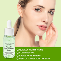 Puissant sérum d'huile d'arbre à thé d'acide salicylique 2% pour le traitement de l'acné réduction rapide des imperfections acné sévère visage liquide revitalisant