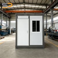 Vente directe d'usine de maisons conteneurs pliables de 20 pieds, bureaux résidentiels pliables, résidences temporaires préfabriquées