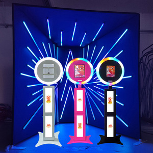 Chuyên nghiệp <span class=keywords><strong>DSLR</strong></span> Salsa iPad Photo Booth với flash Pro 13in 9.7 inch màu đen <span class=keywords><strong>2025</strong></span> kỹ thuật số bảng Top máy ảnh Tripod - Product Image 1