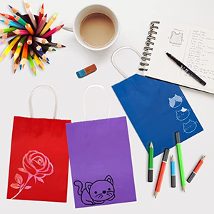 Bolsas de Papel Kraft Personalizadas para Comida para Llevar, Blancas, con Asas Planas, para Restaurantes y Comida Rápida - Product Image 4