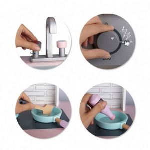 Toysrunner Promotion Exceptionnelle Ensemble de Cuisine pour Enfants en Plastique et Bois ABS Multicolore, Favorisant le Développement de l'Intelligence, 153x105x30cm, Tous Âges - Product Image 6