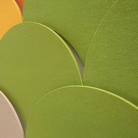 Panneau acoustique en fibre de polyester 3D Ginkgo, panneau mural d'absorption acoustique, revêtement de plafond décoratif pour l'intérieur