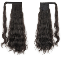Perruques pour femmes avec longue queue de cheval et grandes boucles ondulées, en fibre haute température, tendance, moelleuses, douces et lisses, vente en gros d'usine