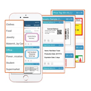 DeTonger-DP23L Giá Rẻ Cầm Tay Mã Vạch <span class=keywords><strong>QR</strong></span> <span class=keywords><strong>Code</strong></span> Giá Máy In Nhãn Máy In Nhãn Dán Máy In - Product Image 5