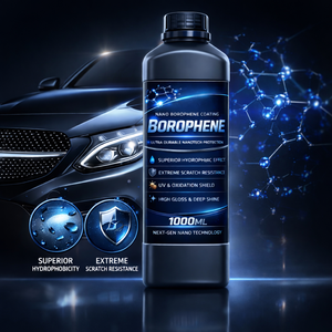 GRAPHONEX โบโรฟีน นาโนโค้ทติ้งสำหรับรถยนต์-1000 มล. ป้องกัน 10 ปี ความหนา 60 ไมครอน ความแข็ง 12 ป้องกันน้ำ/สิ่งสกปรก/รอยขีดข่วน/รังสียูวี - Product Image 5