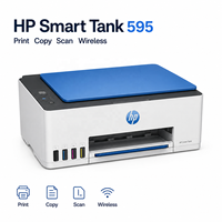 Impresora Multifuncional Inalámbrica HP Smart Tank 595 con Tanque de Tinta a Color, Impresora, Escáner y Copiadora A4 para el Hogar, Estudiantes y Oficina