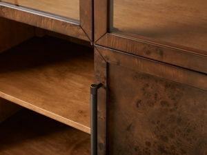 American-style <strong>Solid</strong> <strong>Wood</strong> <strong>Bookcase</strong>, Tableware Cabinet and Storage Cabinet - Product Image 4