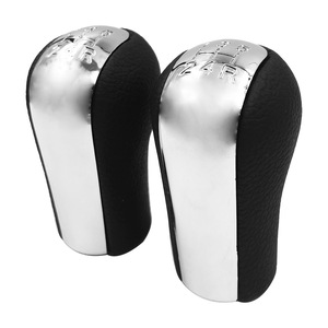 Pommeau de levier de vitesse en cuir noir ergonomique pour Corolla à transmission manuelle - Product Image 4