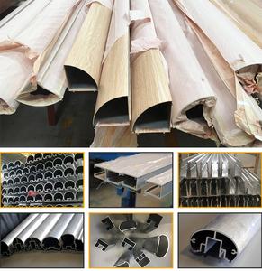 Barandillas con Aspecto de Madera, Barandilla de Escalera Personalizada, Perfiles de Apoyabrazos de Escalera de Aluminio, Pasamanos para Balcón y Exteriores - Product Image 4