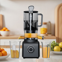 Professionele Volautomatische Grote Diameter Slow Juicer Afzuigmachine Zelfreinigende Vruchtensapmaker