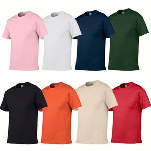 Camisetas Blancas Lisas de Algodón 100% Personalizadas para Hombre, Tallas Grandes, al por Mayor, Antiarrugas, Ecológicas, Transpirables, de Manga Corta y Corte Regular - Product Image 2