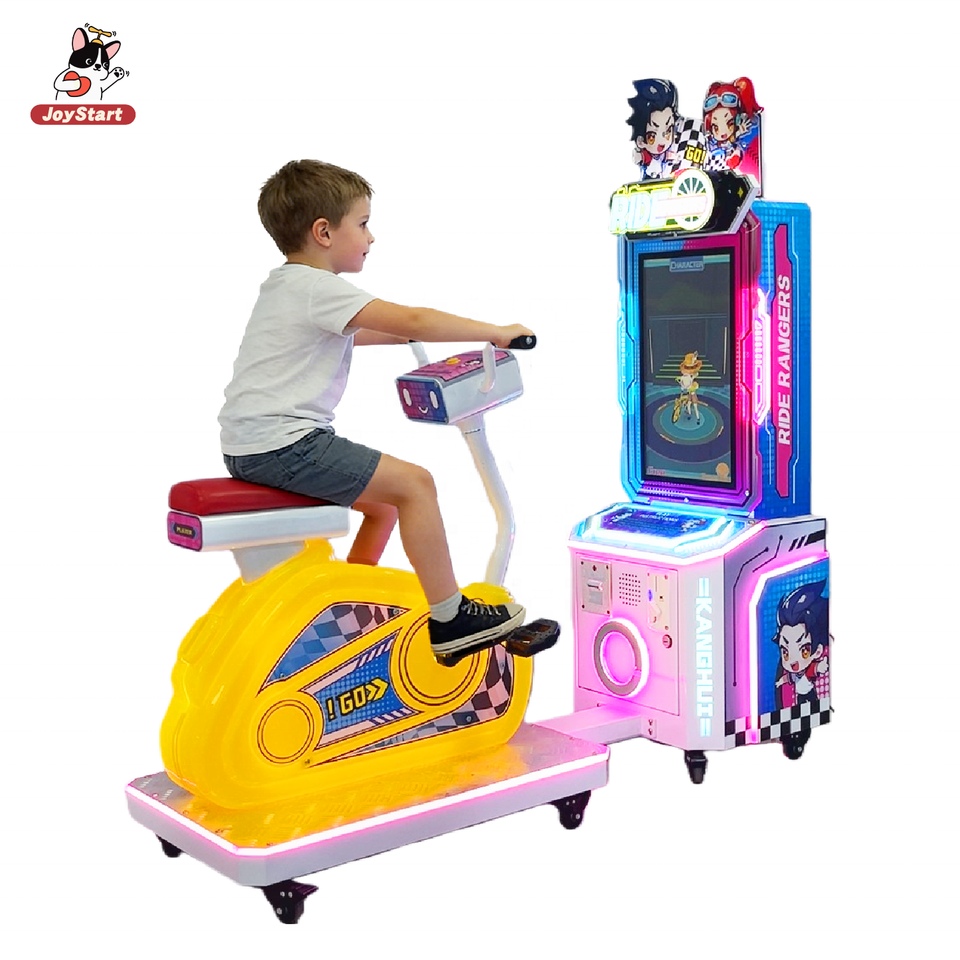 Kids Bicycle Simulator Cycling Video Arcade Game Machine Coin Operated ...