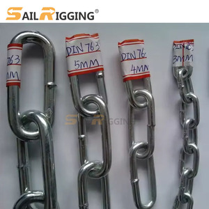 Mạ kẽm <span class=keywords><strong>din763</strong></span> mạ kẽm dài liên kết chuỗi 3mm <span class=keywords><strong>4mm</strong></span> 5mm 6mm sắt thép liên kết hàn chuỗi <span class=keywords><strong>din763</strong></span> - Product Image 2