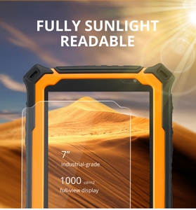 הוכחה פיצוץ 7 מחשב לוח t80 אינץ 'עמיד 1000nits טבליות ip67 כף יד תעשייתי מחוספס מחשב לוח t80
