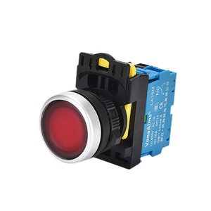 VaneAims Công Tắc Nút Nhấn Với Đèn <span class=keywords><strong>LED</strong></span> Công Tắc Thiết Lập Lại Nút Nhấn Tạm Thời 1NO/NC LA36M 12V24V - Product Image 4