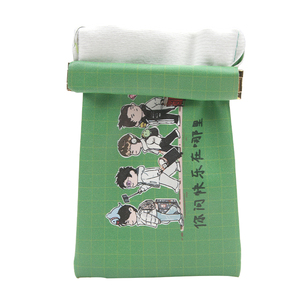 Bolsa Organizadora Impermeable de PU con Cierre de Resorte a Presión para Accesorios Electrónicos, Cosméticos, Viajes, Almacenamiento, Logotipo Personalizado - Product Image 4