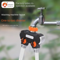 Adaptateur de robinet d'eau bidirectionnel à filetage mâle standard américain, 1 entrée 2 sorties, fourni par le fabricant