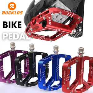 Pédales de vélo BUCKLOS scellées à 3 roulements, en alliage d'aluminium CNC, antidérapantes, pour <span class=keywords><strong>VTT</strong></span> et vélo de route, plateforme large, pièces de cyclisme - Product Image 1