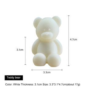<span class=keywords><strong>Vela</strong></span> Aromática De Cera De Abeja Y Parafina <span class=keywords><strong>Con</strong></span> Forma De Oso Lindo Para Decoración Del Hogar <span class=keywords><strong>Con</strong></span> Caja De Regalo - Product Image 6