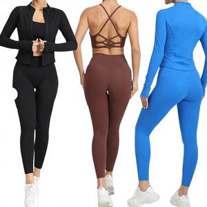 Leggings de Yoga para Mujer Tallas Grandes Europeas, Alta Calidad, Compresión, Elasticidad en Cuatro Direcciones, Transpirables, Spandex/Nylon, Deportivos - Product Image 4