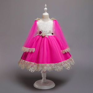 A07 Último diseño Cumpleaños Niños Niños <span class=keywords><strong>Vestidos</strong></span> Flores Chica <span class=keywords><strong>Fiesta</strong></span> bebé niña vestido <span class=keywords><strong>de</strong></span> verano - Product Image 3