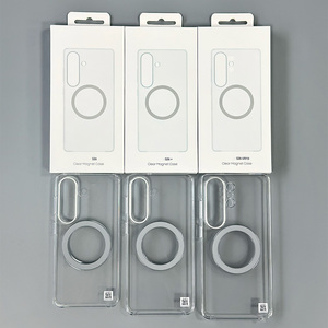 VAWI C020 Étui de téléphone magnétique transparent classique anti-jaunissement en cristal pour Samsung S25 S26 Ultra <span class=keywords><strong>Plus</strong></span> - Product Image 1