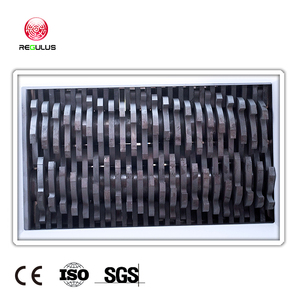Boîtiers en plastique de <span class=keywords><strong>réfrigérateur</strong></span> REGULUS certifiés CE, tambours bleus de PE de pp déchiquetant la machine de défibreur de double axe - Product Image 4
