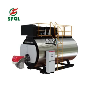 1.4mw 2.8mw Horizontal Natural Circulation Oil Gas Fired Hot Water Boiler For Hotels