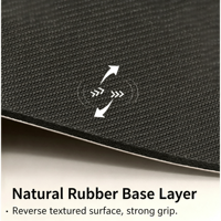 Tapis de yoga en caoutchouc naturel écologique à haute résilience, imprimé sur mesure, épais, en TPE, imperméable, antidérapant, pour l'exercice et la remise en forme, forme ovale