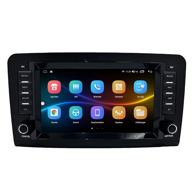 2 Din Android Car Radio for Benz ML-W164 2005-2012 Car Stereo Automotive Multimedia Video DVD Player GPS Navigation Carplay