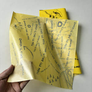 Papier d'emballage alimentaire personnalisé pour sandwichs et hamburgers, résistant à la graisse, avec impression du logo du client en gros - Product Image 5