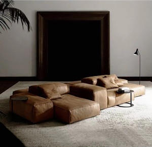 Mobilier de salon minimaliste italien Multi-Configuration DIY <span class=keywords><strong>module</strong></span> combiner canapé design - Product Image 3