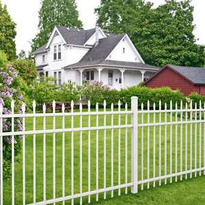 Valla Metálica <span class=keywords><strong>de</strong></span> Acero para Decoración Exterior en Estados Unidos, Valla Metálica para Aislamiento <span class=keywords><strong>de</strong></span> Áreas <span class=keywords><strong>de</strong></span> Jardín, Poste Puntiagudo Anti-Escalada - Product Image 4