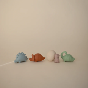 5 paquetes de silicona <span class=keywords><strong>Dino</strong></span> Bath Play Set para bebés pequeños, Pop Apart Mold Free Bath Kids Gift Toy - Product Image 2