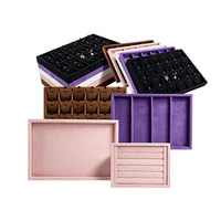 Plateau organisateur de bijoux - Petit rangement de tiroir pour bagues et boucles d'oreilles Fabriqué en Chine
