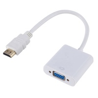 Adaptador HDMI a VGA de Alta Calidad y Precio Económico, 1080P, Macho a Hembra, Cable de Audio y Video HDMI