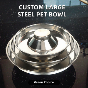 <span class=keywords><strong>Gamelle</strong></span> ralentisseur personnalisée en acier inoxydable pour chiens et chats – Nourriture saine n°3 - Product Image 3