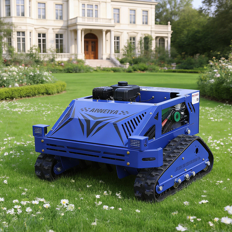 Remote Control Tracked Flail Mower 1