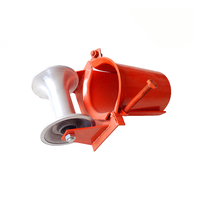 Poulie d'angle en nylon et aluminium pour le tirage de conducteurs de lignes de transmission, pour la construction électrique