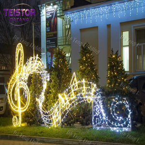 Lumières LED imperméables pour instruments de musique d'extérieur pour la décoration de parcs à thème et de Noël - Product Image 6